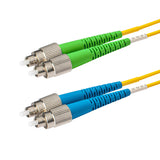 0.2dB FC/APC to FC/UPC Single-mode Duplex Fiber Patch Cable | Corning SMF-28 Ultra Fiber | OS1/OS2 Compatible | OFNR Jacket