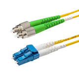0.2dB FC/APC to LC/UPC Single-mode Duplex Fiber Patch Cable | Corning SMF-28 Ultra Fiber | OS1/OS2 Compatible | LSZH Jacket