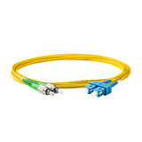 0.2dB FC/APC to SC/UPC Single-mode Duplex Fiber Patch Cable | Corning SMF-28 Ultra Fiber | OS1/OS2 Compatible | OFNR Jacket