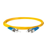 0.2dB ST/UPC to FC/UPC Single-mode Duplex Fiber Patch Cable | Corning SMF-28 Ultra Fiber | OS1/OS2 Compatible | OFNR Jacket