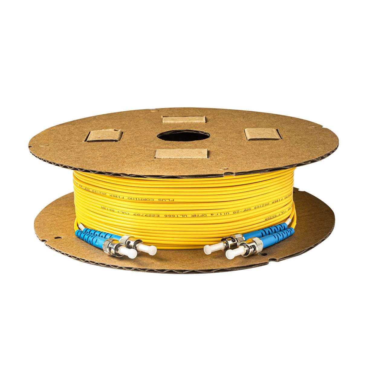 0.2dB ST/UPC to ST/UPC Single-mode Duplex Fiber Patch Cable | Corning SMF-28 Ultra Fiber | OS1/OS2 Compatible | LSZH Jacket