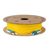 TAA Compliant Fiber Patch Cable | 0.2dB LC/UPC to ST/UPC Single-mode Duplex | Corning SMF-28 Ultra Fiber | OS1/OS2 Compatible | OFNP Jacket