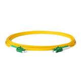 TAA Compliant Fiber Patch Cable | 0.2dB LC/APC to LC/APC Single-mode Duplex | Corning SMF-28 Ultra Fiber | OS1/OS2 Compatible | OFNP Jacket
