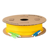 TAA Compliant Fiber Patch Cable | 0.2dB SC/APC to LC/UPC Single-mode Duplex | Corning SMF-28 Ultra Fiber | OS1/OS2 Compatible | OFNP Jacket