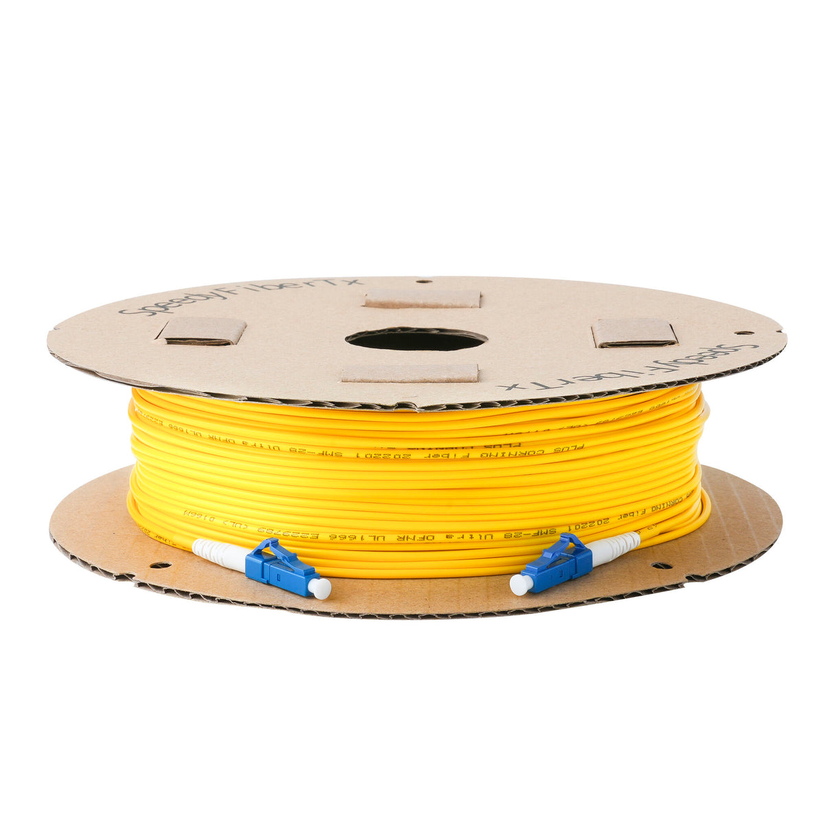 Low Loss 0.15dB LC/UPC to LC/UPC Single-mode Simplex Fiber Patch Cable | Corning SMF-28 Ultra Fiber | OS1/OS2 Compatible | LSZH Jacket