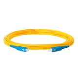 Low Loss 0.15dB SC/UPC to SC/UPC Single-mode Simplex Fiber Patch Cable | Corning SMF-28 Ultra Fiber | OS1/OS2 Compatible | LSZH Jacket