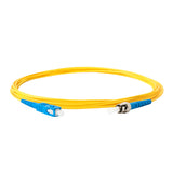 0.2dB Slim SC/UPC to ST/UPC Single-mode Simplex Fiber Patch Cable | Corning SMF-28 Ultra Fiber | OS1/OS2 Compatible | OFNR Jacket