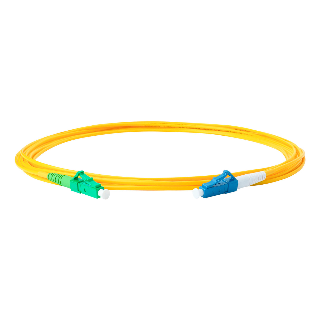 Low Loss 0.15dB LC/APC to LC/UPC Single-mode Simplex Fiber Patch Cable | Corning SMF-28 Ultra Fiber | OS1/OS2 Compatible | LSZH Jacket