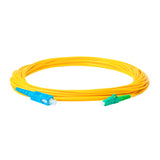 0.2dB Slim LC/APC to SC/UPC Single-mode Simplex Fiber Patch Cable | Corning SMF-28 Ultra Fiber | OS1/OS2 Compatible | OFNR Jacket