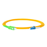 0.2dB Slim SC/APC to LC/UPC Single-mode Simplex Fiber Patch Cable | Corning SMF-28 Ultra Fiber | OS1/OS2 Compatible | OFNR Jacket