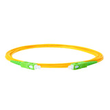 0.2dB Slim SC/APC to SC/APC Single-mode Simplex Fiber Patch Cable | Corning SMF-28 Ultra Fiber | OS1/OS2 Compatible | OFNR Jacket