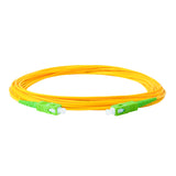 0.2dB Slim SC/APC to SC/APC Single-mode Simplex Fiber Patch Cable | Corning SMF-28 Ultra Fiber | OS1/OS2 Compatible | OFNR Jacket