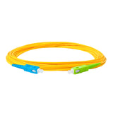 0.2dB Slim SC/APC to SC/UPC Single-mode Simplex Fiber Patch Cable | Corning SMF-28 Ultra Fiber | OS1/OS2 Compatible | OFNR Jacket