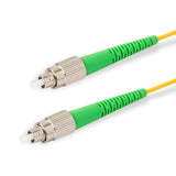 Ultra Low Loss 0.1dB Slim FC/APC to FC/APC Single-mode Simplex Fiber Patch Cable | Corning SMF-28 Ultra Fiber | OS1/OS2 Compatible | OFNR Jacket