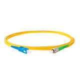 0.2dB Slim FC/APC to SC/UPC Single-mode Simplex Fiber Patch Cable | Corning SMF-28 Ultra Fiber | OS1/OS2 Compatible | OFNR Jacket