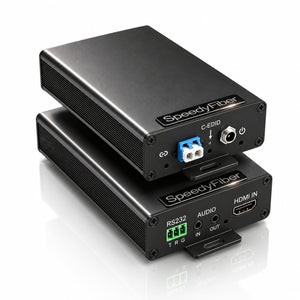 HDMI/RS-232/Audio extender over SM fiber - TAA