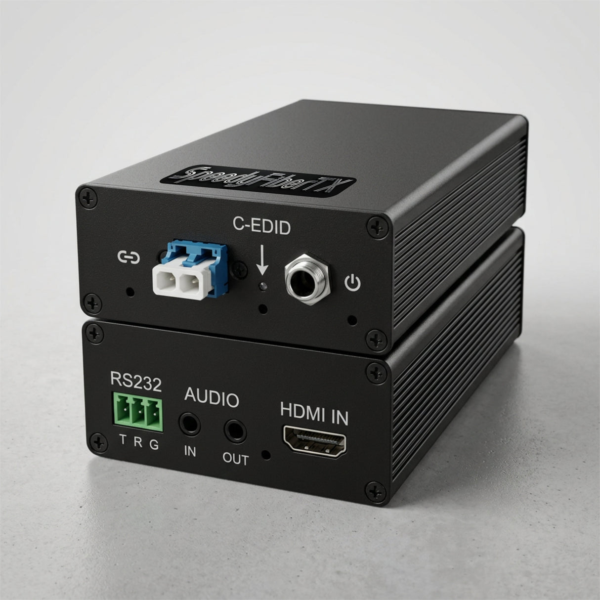 HDMI/RS-232/Audio extender over SM fiber - TAA