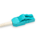 Uniboot 0.2dB OM4 LC/UPC to LC/UPC Fiber Patch Cable | Polarity Switchable | Corning OM4 Fiber | Aqua Connector | LSZH Jacket | Speedy Model A Uniboot