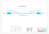 Uniboot 0.2dB OM4 LC/UPC to LC/UPC Fiber Patch Cable | Polarity Switchable | Corning OM4 Fiber | Aqua Connector | LSZH Jacket | Speedy Model A Uniboot