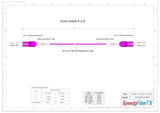 Uniboot 0.2dB OM4 LC/UPC to LC/UPC Fiber Patch Cable | Polarity Switchable | Corning OM4 Fiber | Magenta Connector | OFNR Jacket | Speedy Model A Uniboot