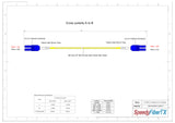 Uniboot 0.2dB Single-mode LC/UPC to LC/UPC Fiber Patch Cable | Polarity Switchable | Corning SMF-28 Ultra Fiber | OS1/OS2 Compatible | OFNP Jacket | Speedy Model A Uniboot