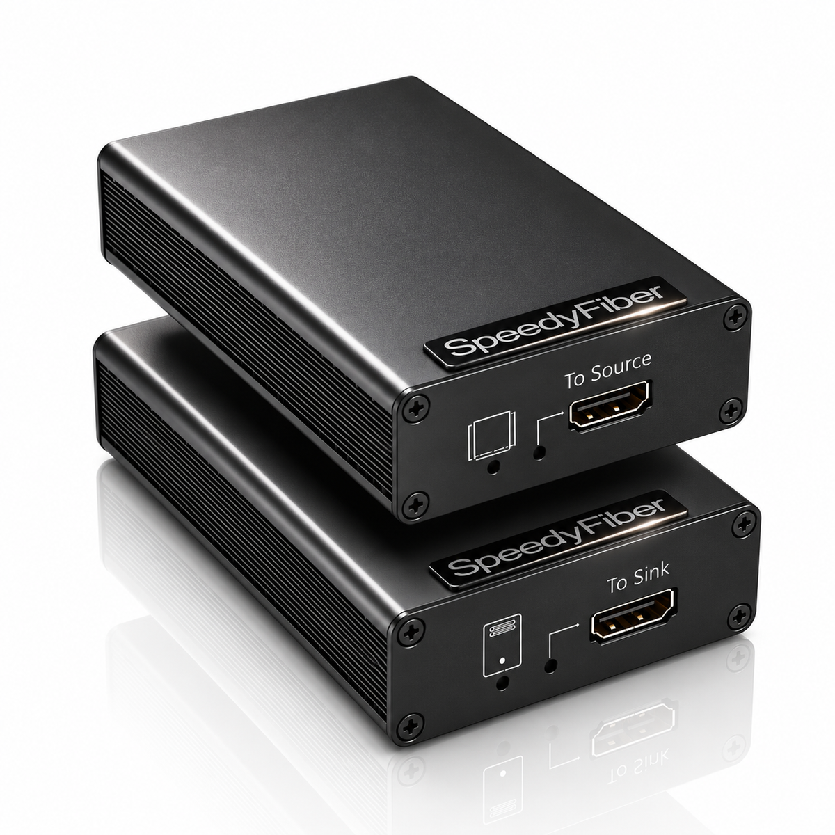 Uncompressed 8K/4K Long Distance DisplayPort Extender over Single Mode Fiber (Up to 2km) - TAA